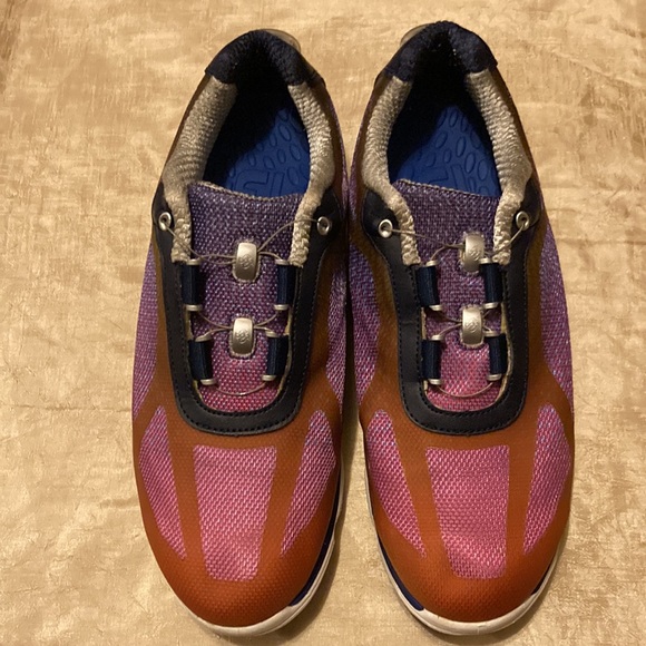 Footjoy Women’s Empower BOA Navy Plum Golf Shoe - Picture 2 of 8